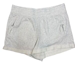 Aerie Light Gray Athletic Shorts Size Large